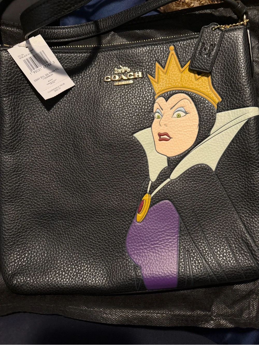Coach leather shoulder